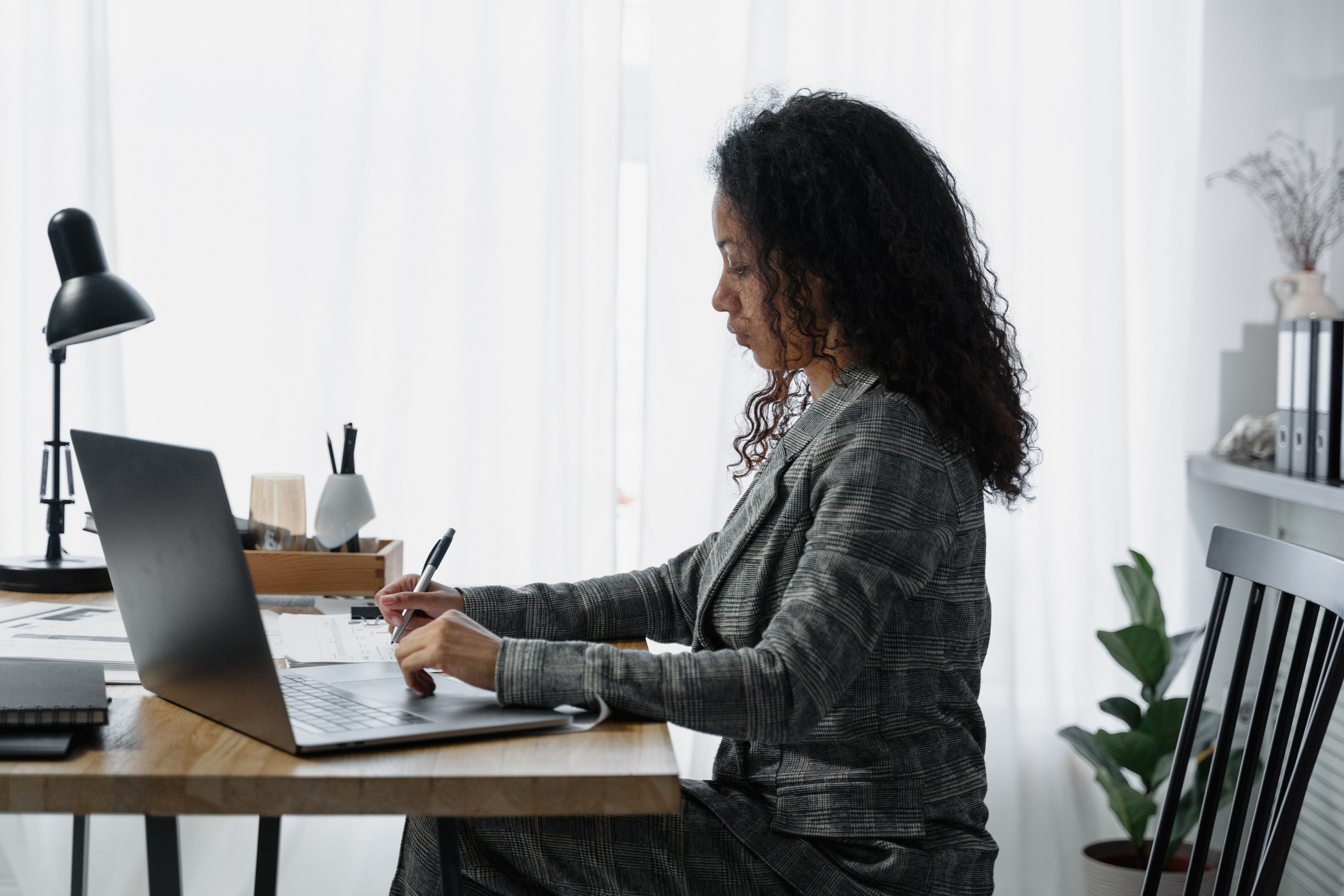 Woman at her Desk